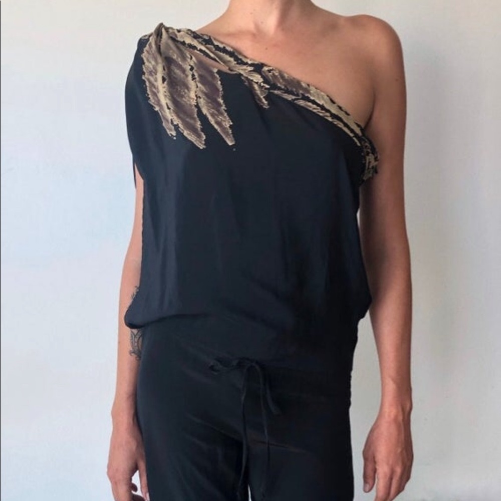100% Silk Jumpsuit by Ramona La Rue